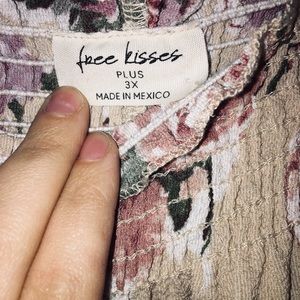 Free kisses off the shoulder top